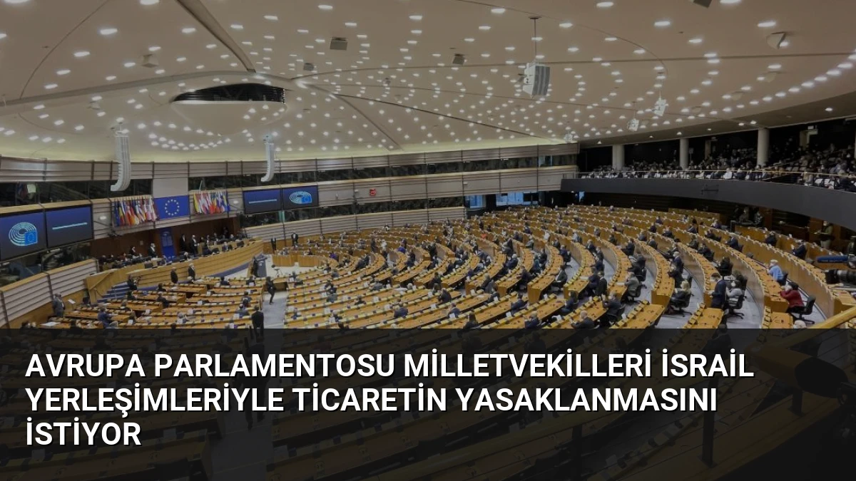 Avrupa Parlamentosu Milletvekilleri İsrail Yerleşimleriyle Ticaretin Yasaklanmasını İstiyor
