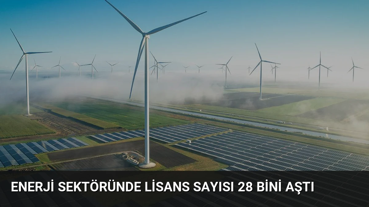 Enerji Sektöründe Lisans Sayısı 28 Bini Aştı