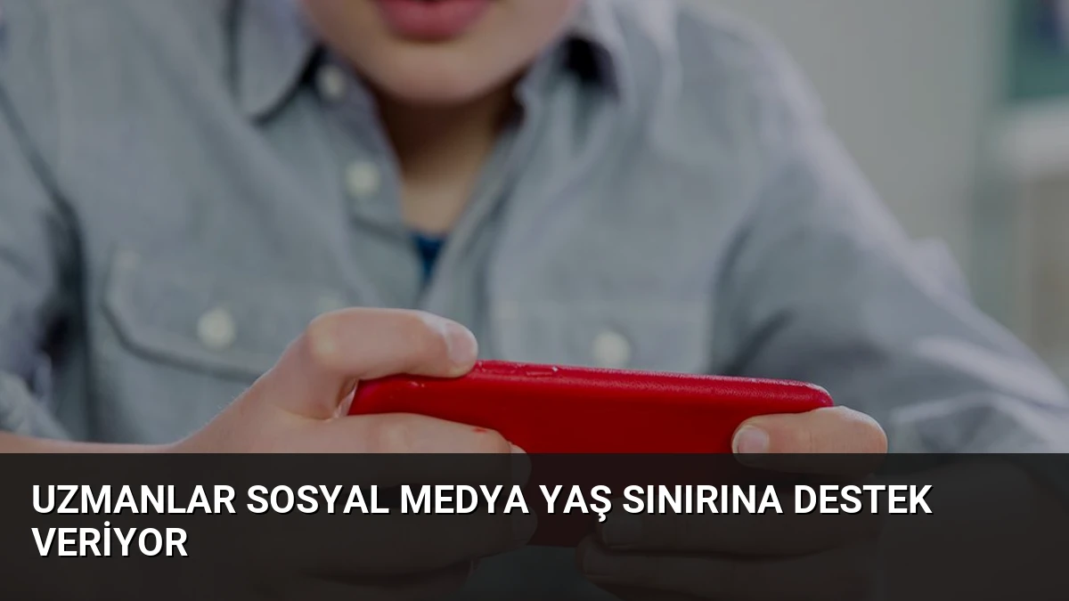 Uzmanlar Sosyal Medya Yaş Sınırına Destek Veriyor