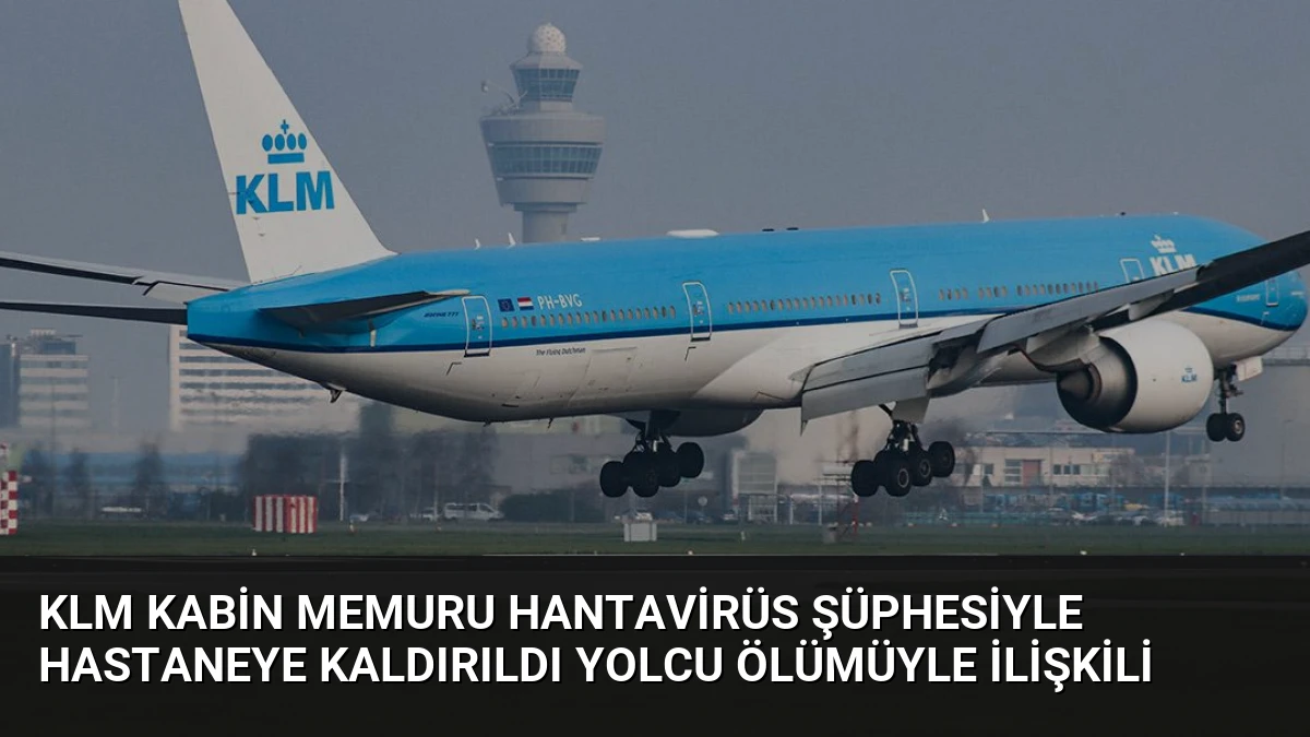 KLM Kabin Memuru Hantavirüs Şüphesiyle Hastaneye Kaldırıldı Yolcu Ölümüyle İlişkili