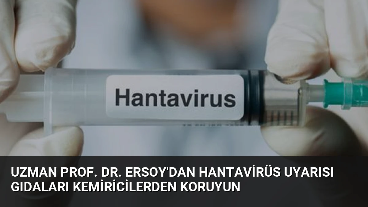 Uzman Prof. Dr. Ersoy’dan Hantavirüs Uyarısı Gıdaları Kemiricilerden Koruyun