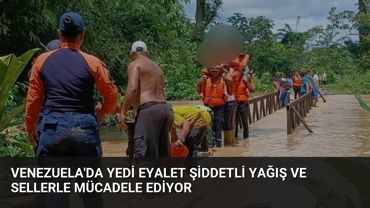 Venezuela’da Yedi Eyalet Şiddetli Yağış ve Sellerle Mücadele Ediyor