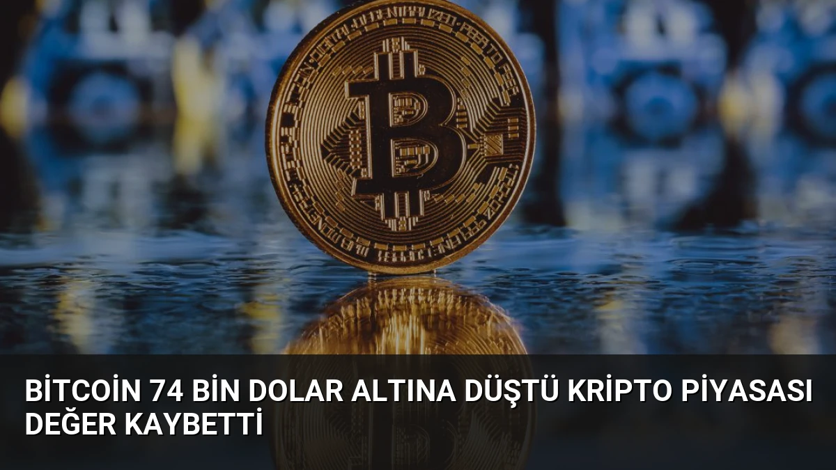 Bitcoin 74 Bin Dolar Altına Düştü Kripto Piyasası Değer Kaybetti