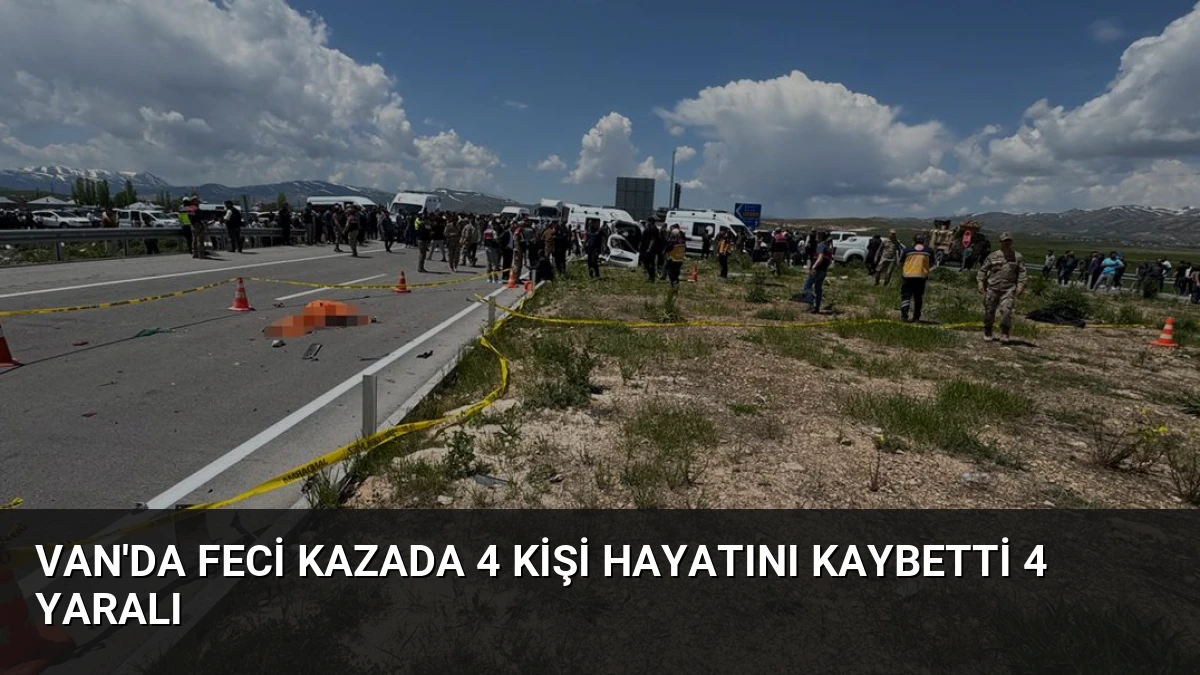 Van’da Feci Kazada 4 Kişi Hayatını Kaybetti 4 Yaralı