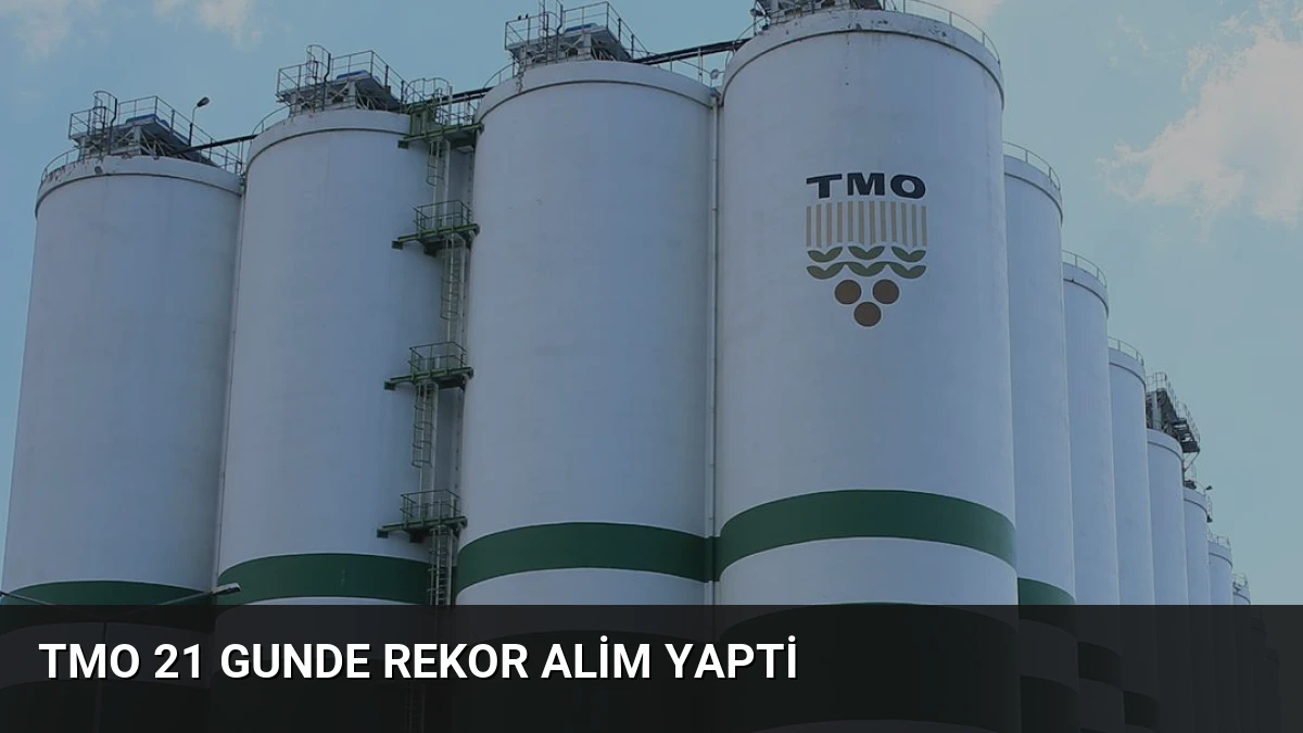 TMO 21 Gunde Rekor Alim Yapti