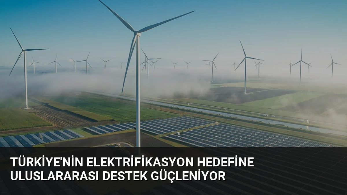 Türkiye’nin Elektrifikasyon Hedefine Uluslararası Destek Güçleniyor
