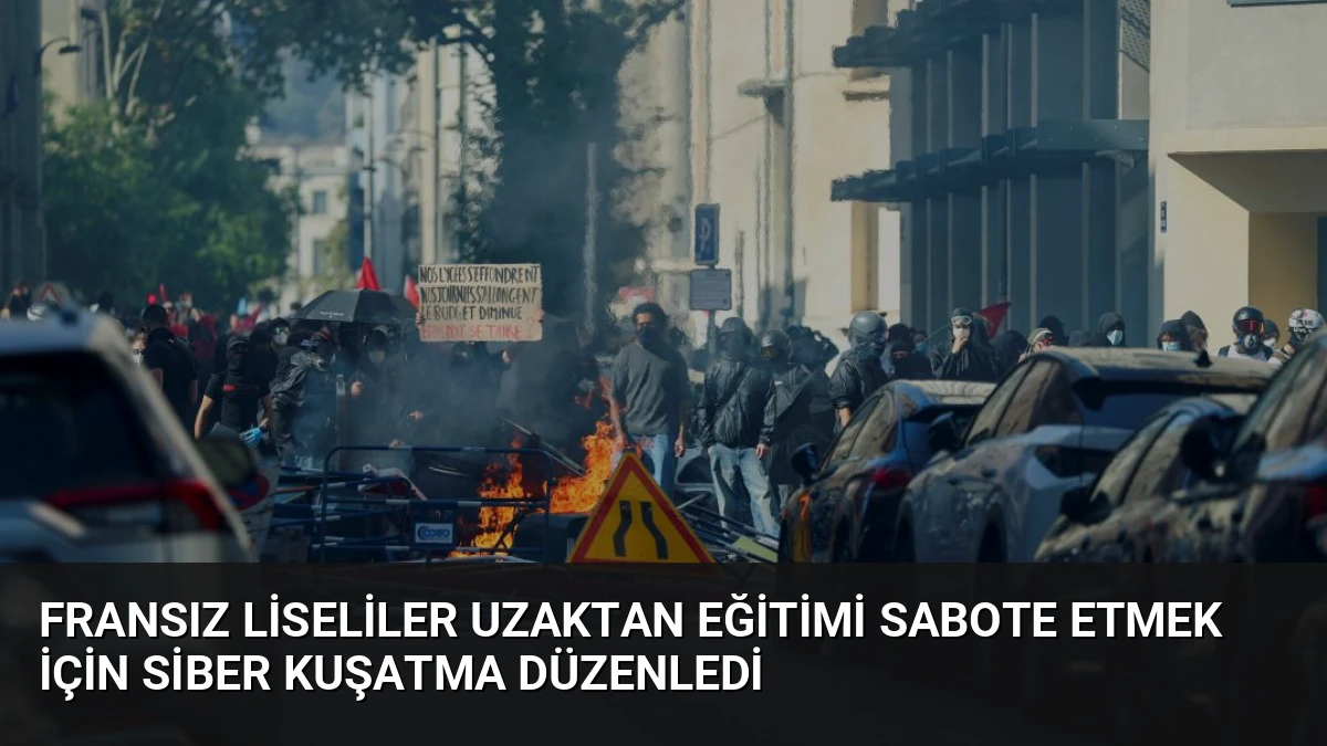 Fransız Liseliler Uzaktan Eğitimi Sabote Etmek İçin Siber Kuşatma Düzenledi