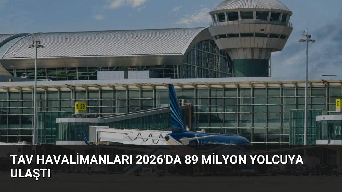 TAV Havalimanları 2026’da 89 Milyon Yolcuya Ulaştı
